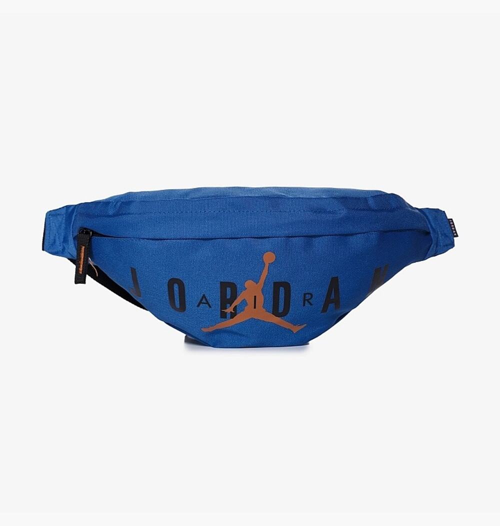 NEW Jordan Crossbody Bag Blue Black Jumpman Logo Fanny Pack 9B0533-BAJ